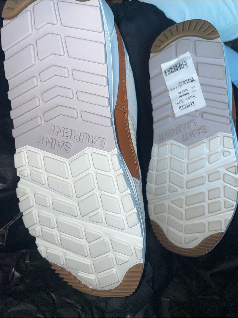 SAINT LAURENT BUMP Sneakers sz37 BNWt - Picture 6 of 10